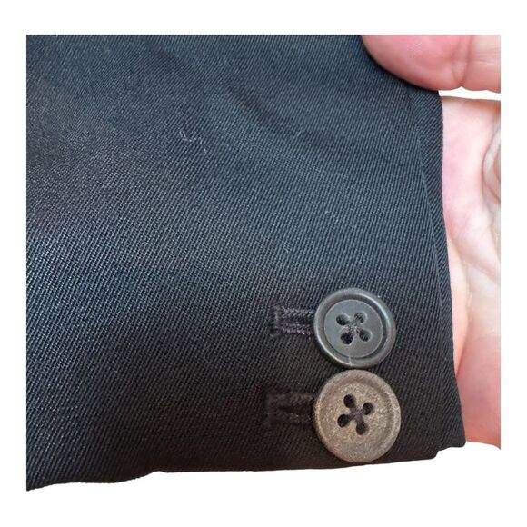 J Crew‎ 100% Wool Black Preppy Office Blazer Size 2 - Picture 4 of 11